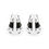 Miniatura: Men's High Top Sneakers - BREAKERZ™ Ultramodern White Shoes