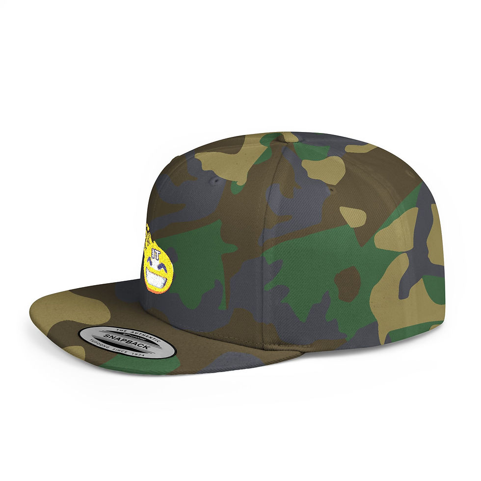 Miniatura: Snapback Cap Happy Mascot Logo Hat