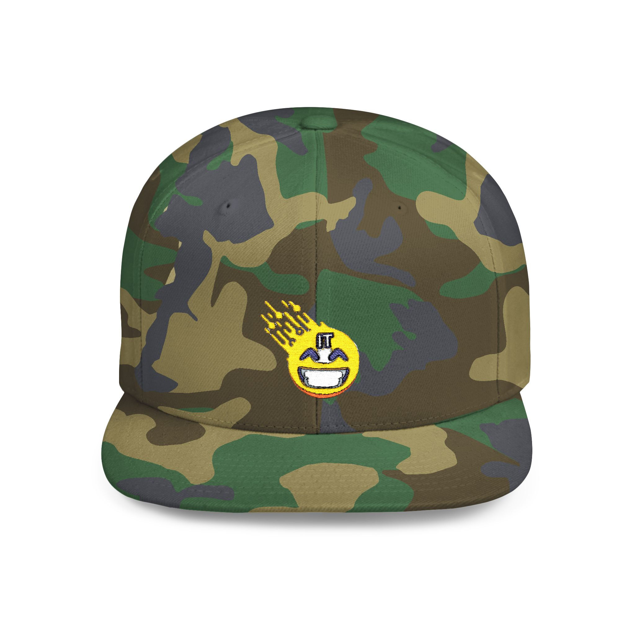 Snapback Cap Happy Mascot Logo Hat