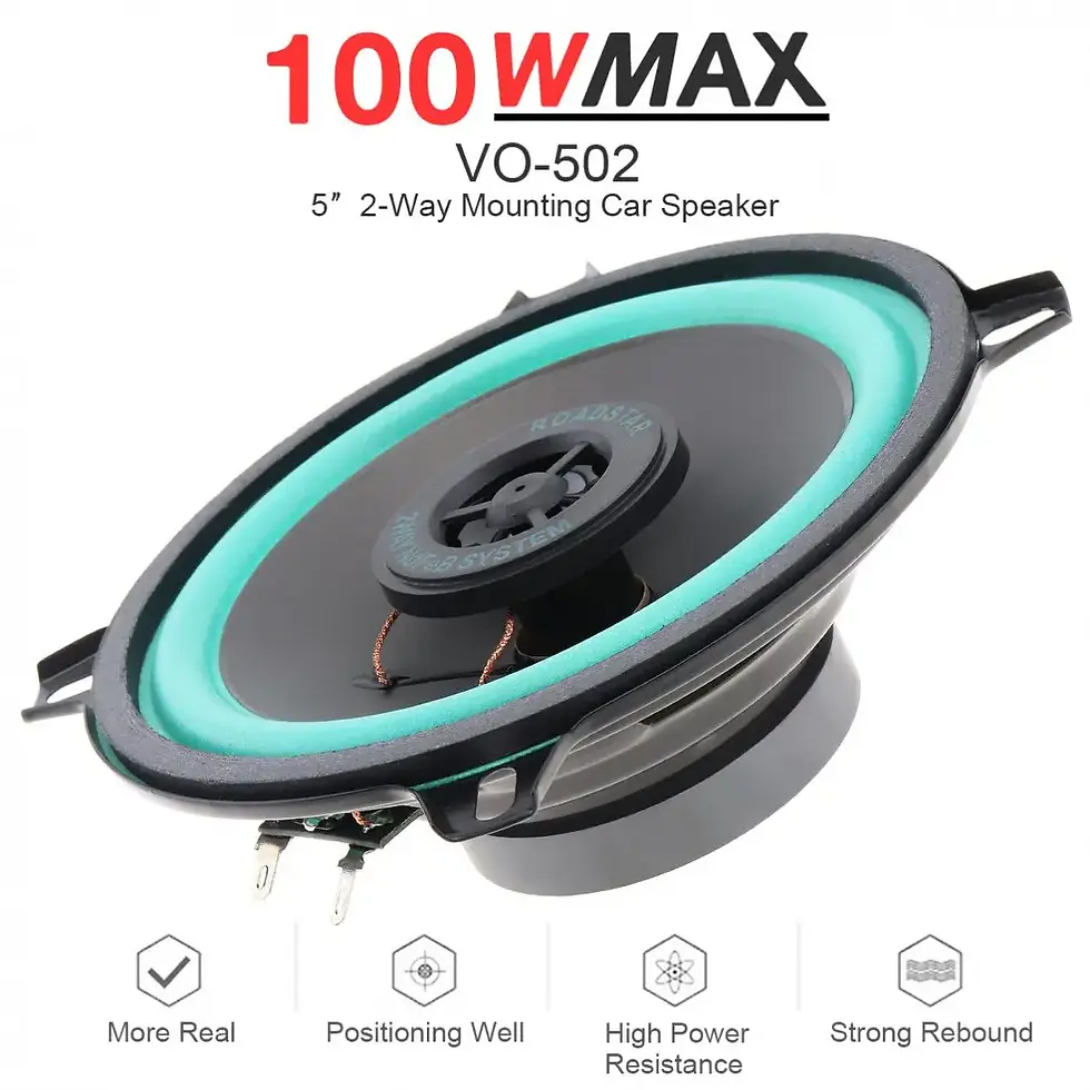 섬네일: 4 / 5 Inch 100W Universal Car HiFi Coaxial Speaker