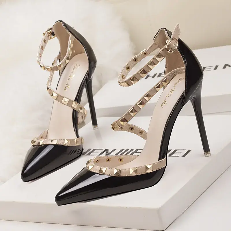 縮圖：Thin High Heels Pointed Sequined Sexy Ladies High Heel Shoes