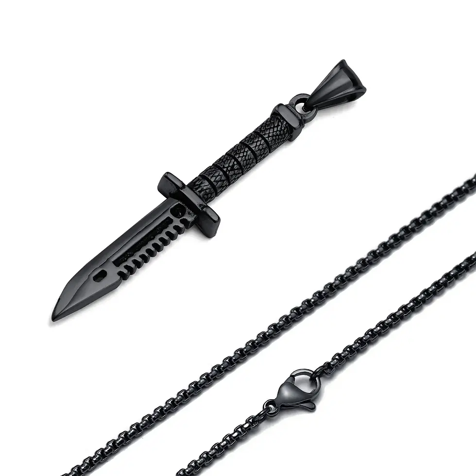 Miniatura: Vnox Cool Punk Dagger Necklaces Jewelry