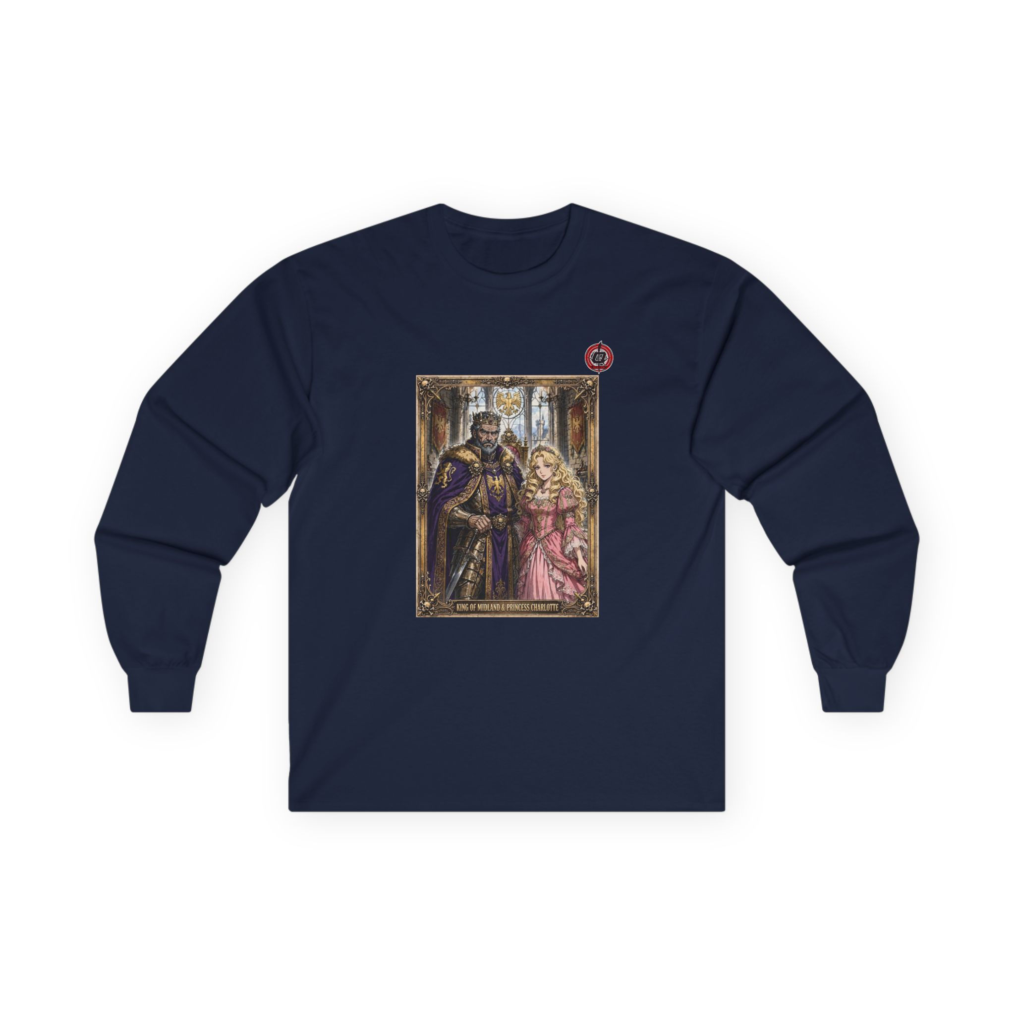 Medieval Royal Portrait Long Sleeve Tee