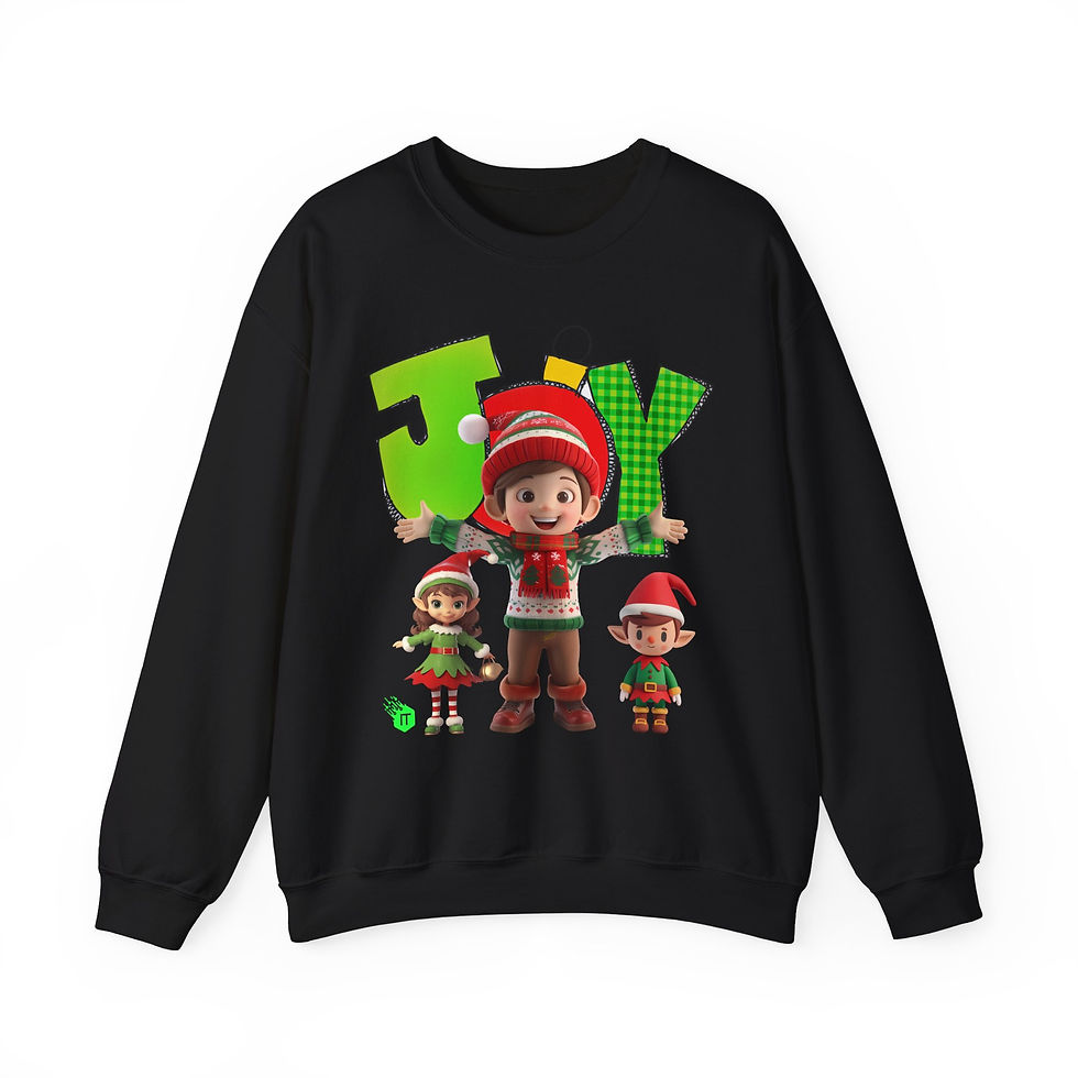 (X-mas) Joyful Holiday Unisex Crewneck Sweatshirt