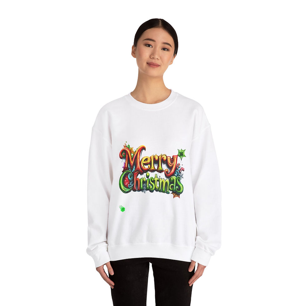 (X-mas) Merry Christmas Unisex Crewneck Sweatshirt