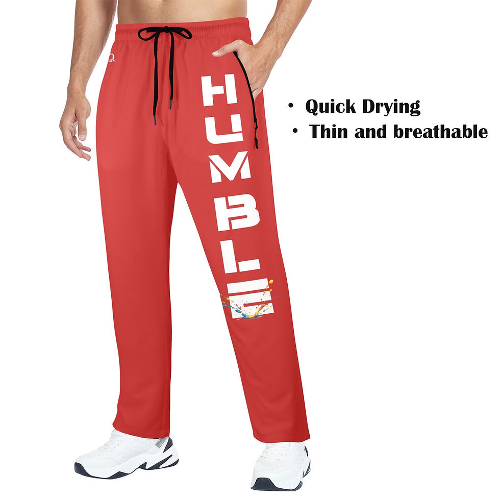 섬네일: HUMBLE red Men's Quick Dry Pants