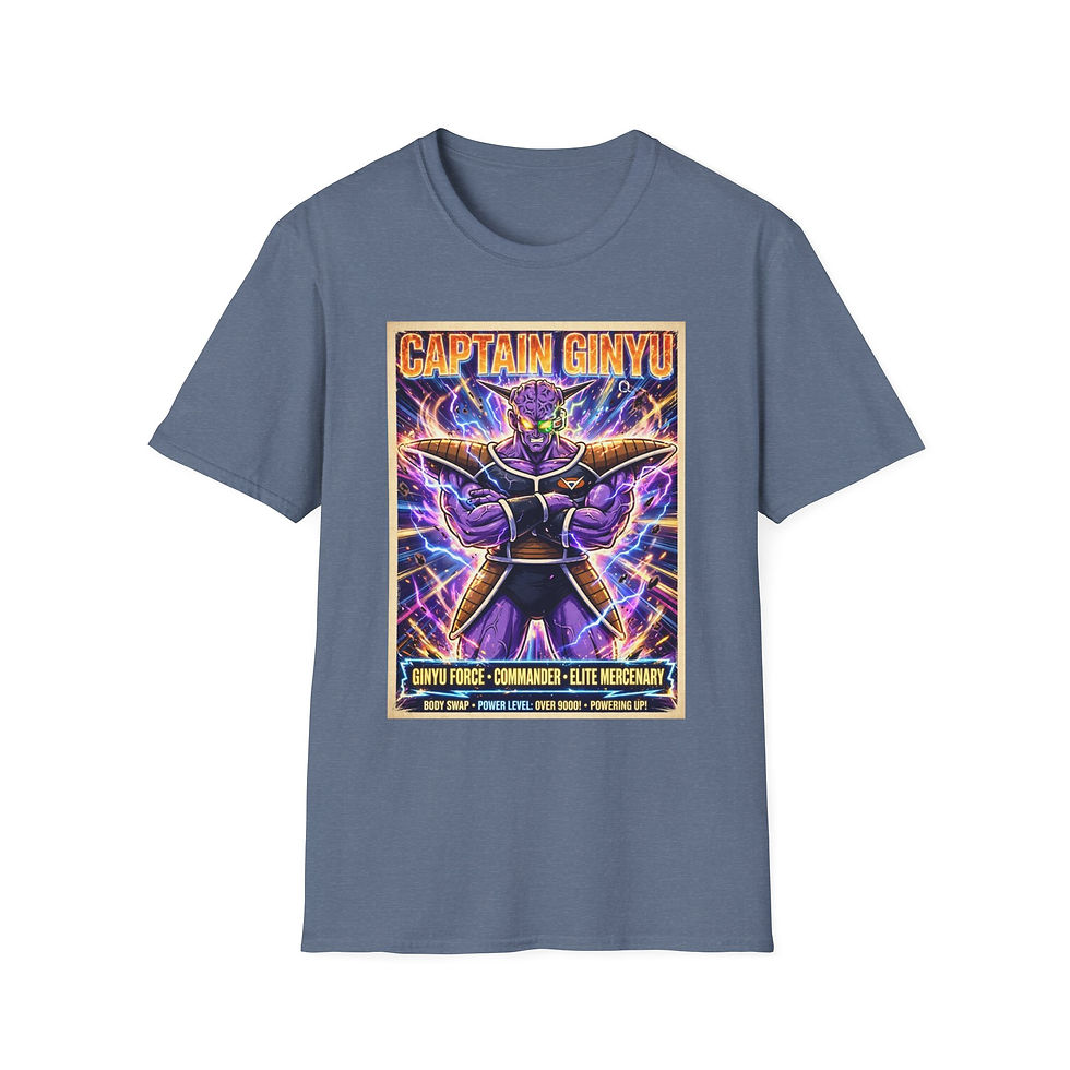 섬네일: Retro Anime Villain Tee