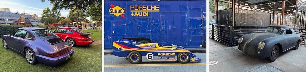 Luftgekühlt in Durham featured every type of Porsche: including 911's, Race Cars, 356's and more