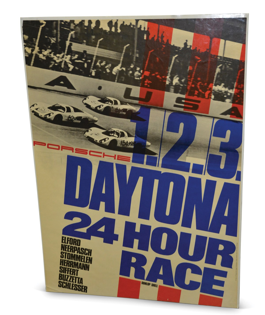 Porsche 24 Hours of Daytona Racing Poster