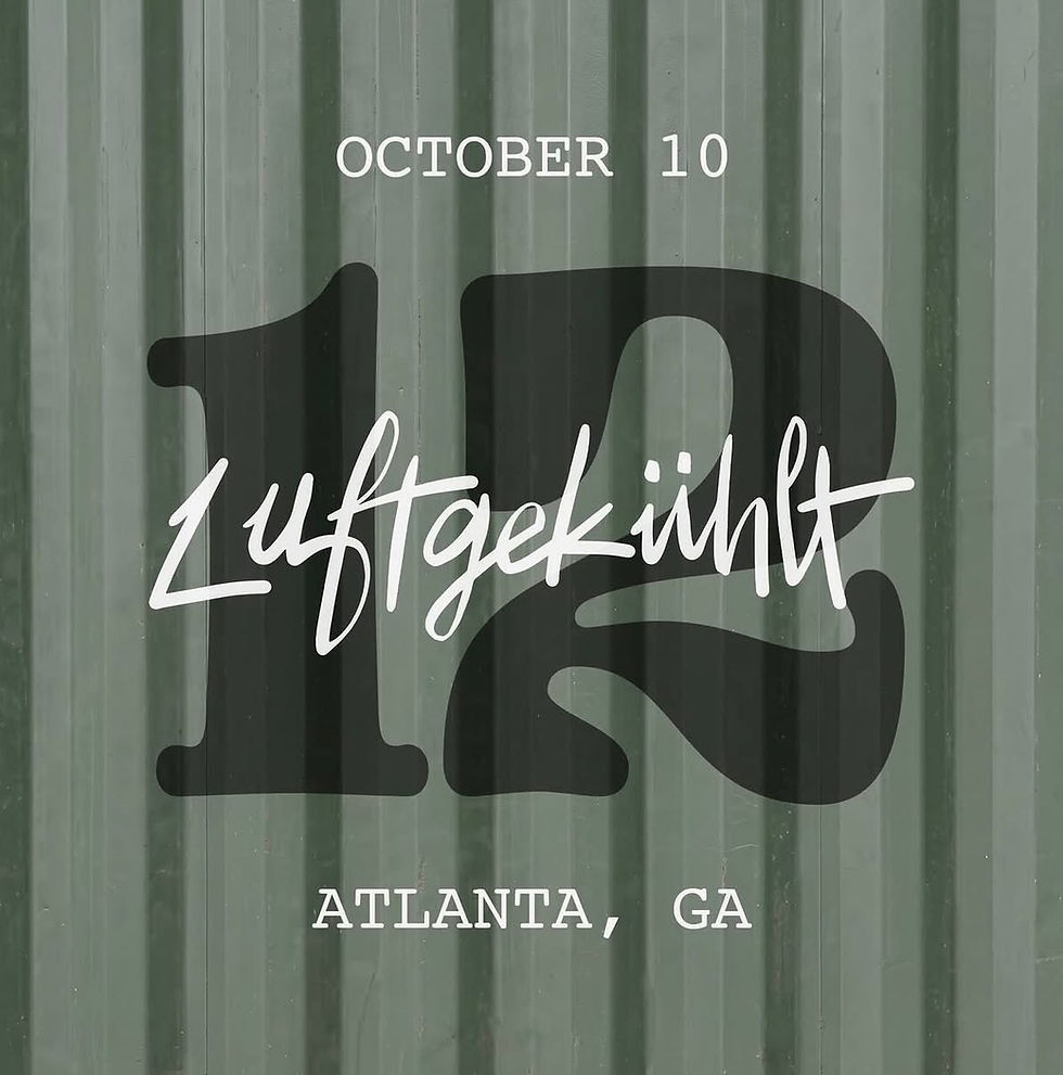 Luftgekühlt 12 Announced for Atlanta