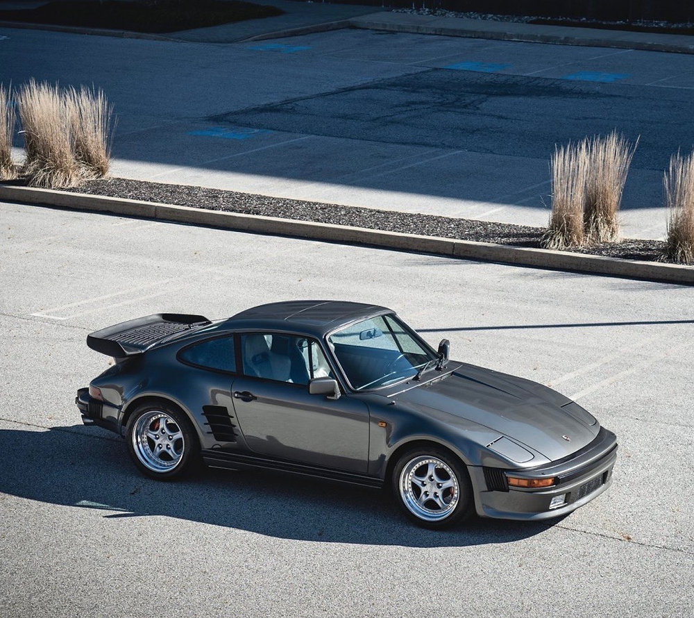 Two Porsche 930 Turbo Slant Nose 100,000 Difference