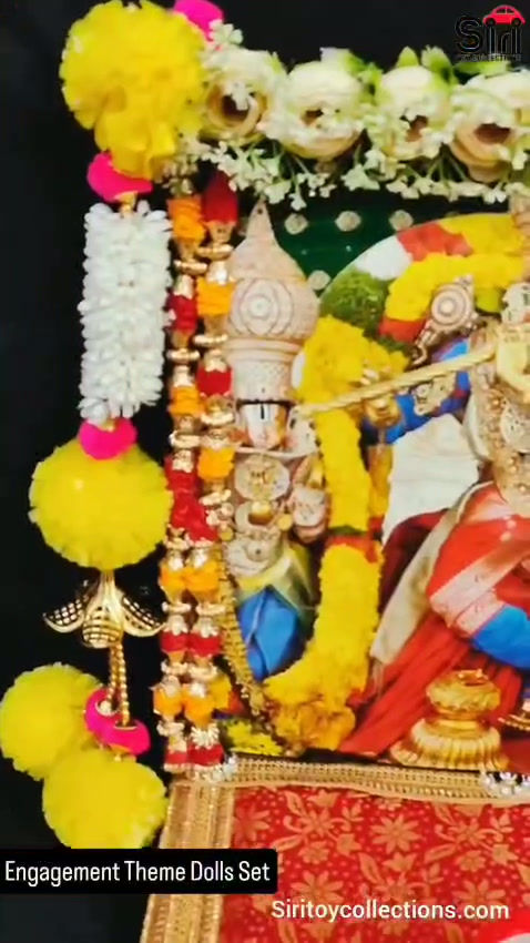 Customized engagement dolls handmade