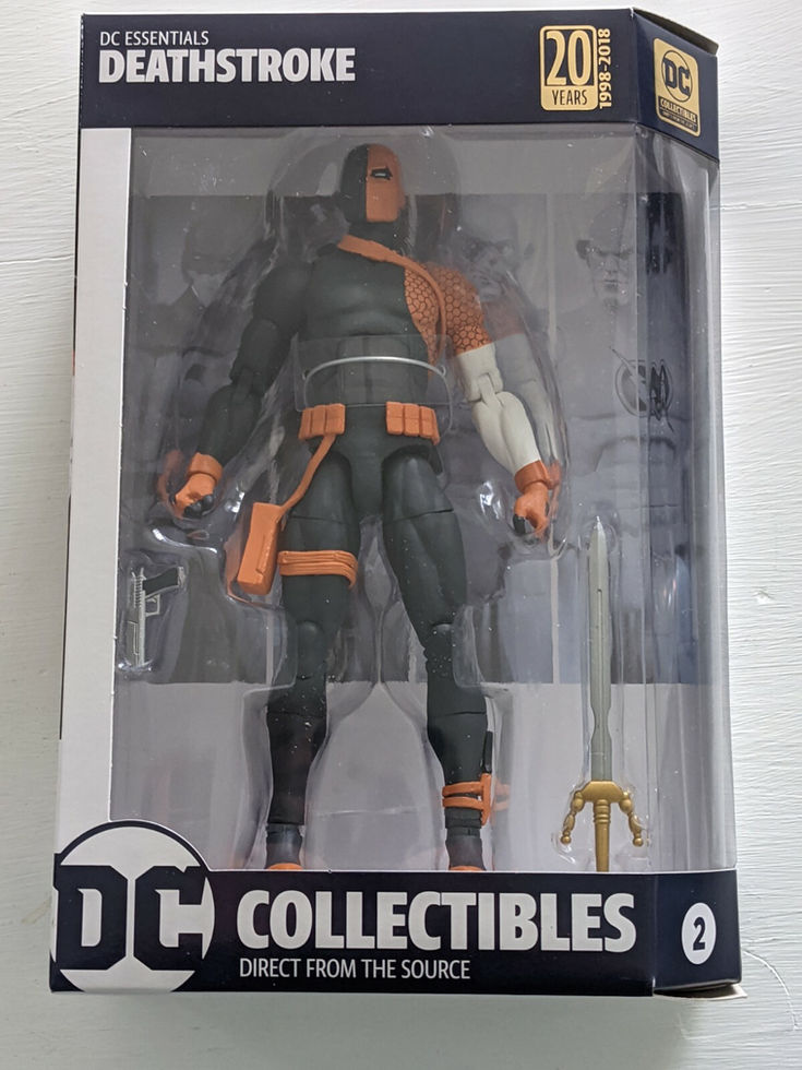 Dc Deathstroke villain collectible detailed armor