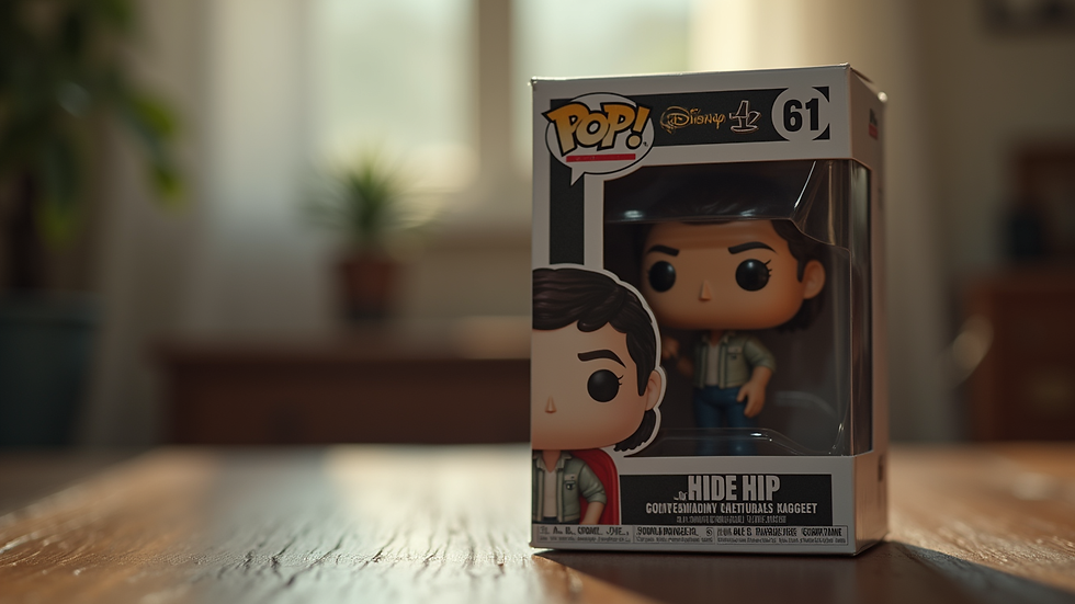 Close-up view of a rare Funko Pop figure in its box