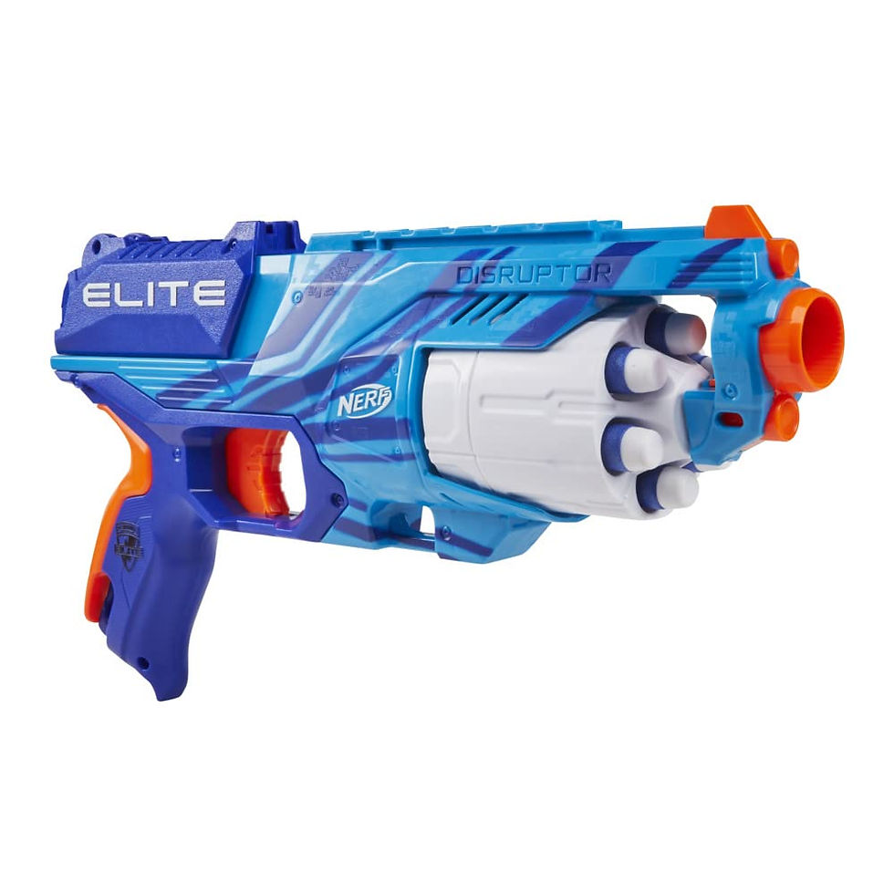 Nerf Elite Disruptor Blaster With 6 Dart Drum