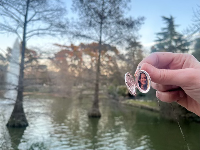In the Retiro with the ducks and a black swan