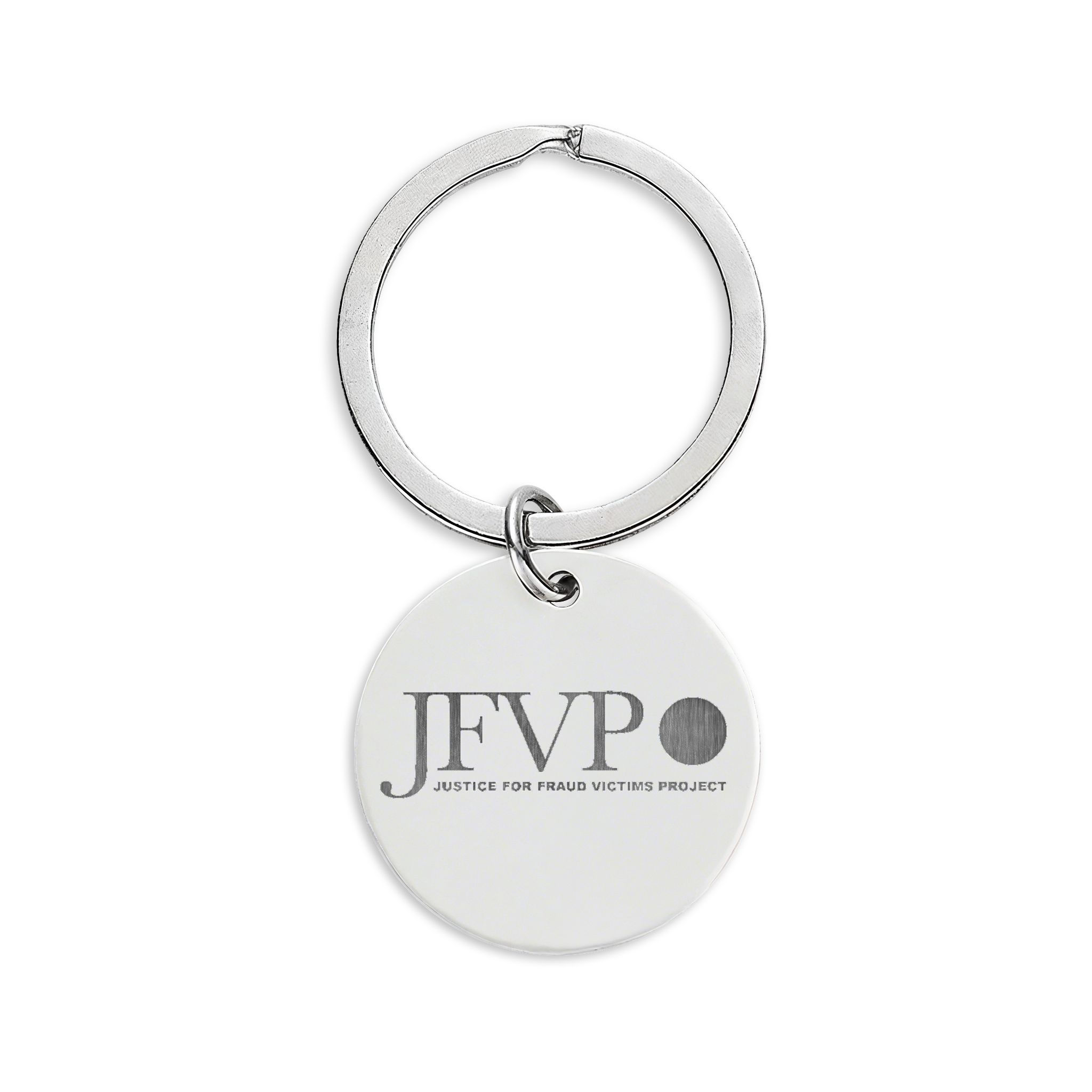 Stainless Steel Round Keychain (Engraving)