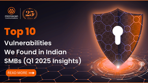 Top 10 Vulnerabilities We Found in Indian SMBs (Q1 2025 Insights)