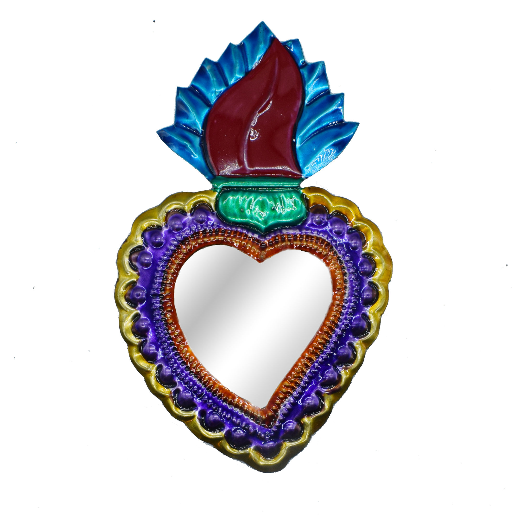 Flame Heart Mirror