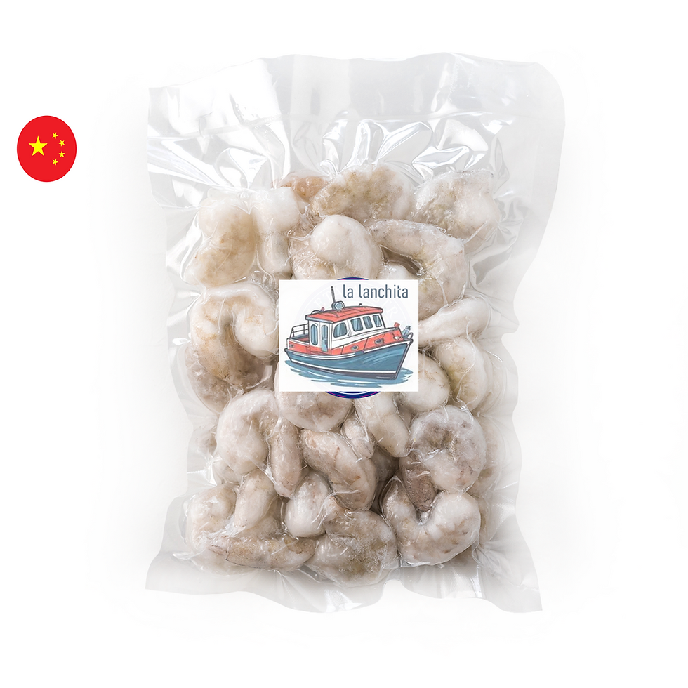 Camarón 36/40 Crudo Pelado sin Vena – Asiático– Valor Kg