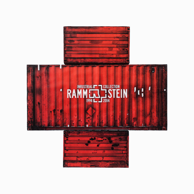 red Rammstein collector's edition music album design