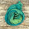 Thumbnail: Swirls of Blue and Green Variegated Teal Dyed Yarn