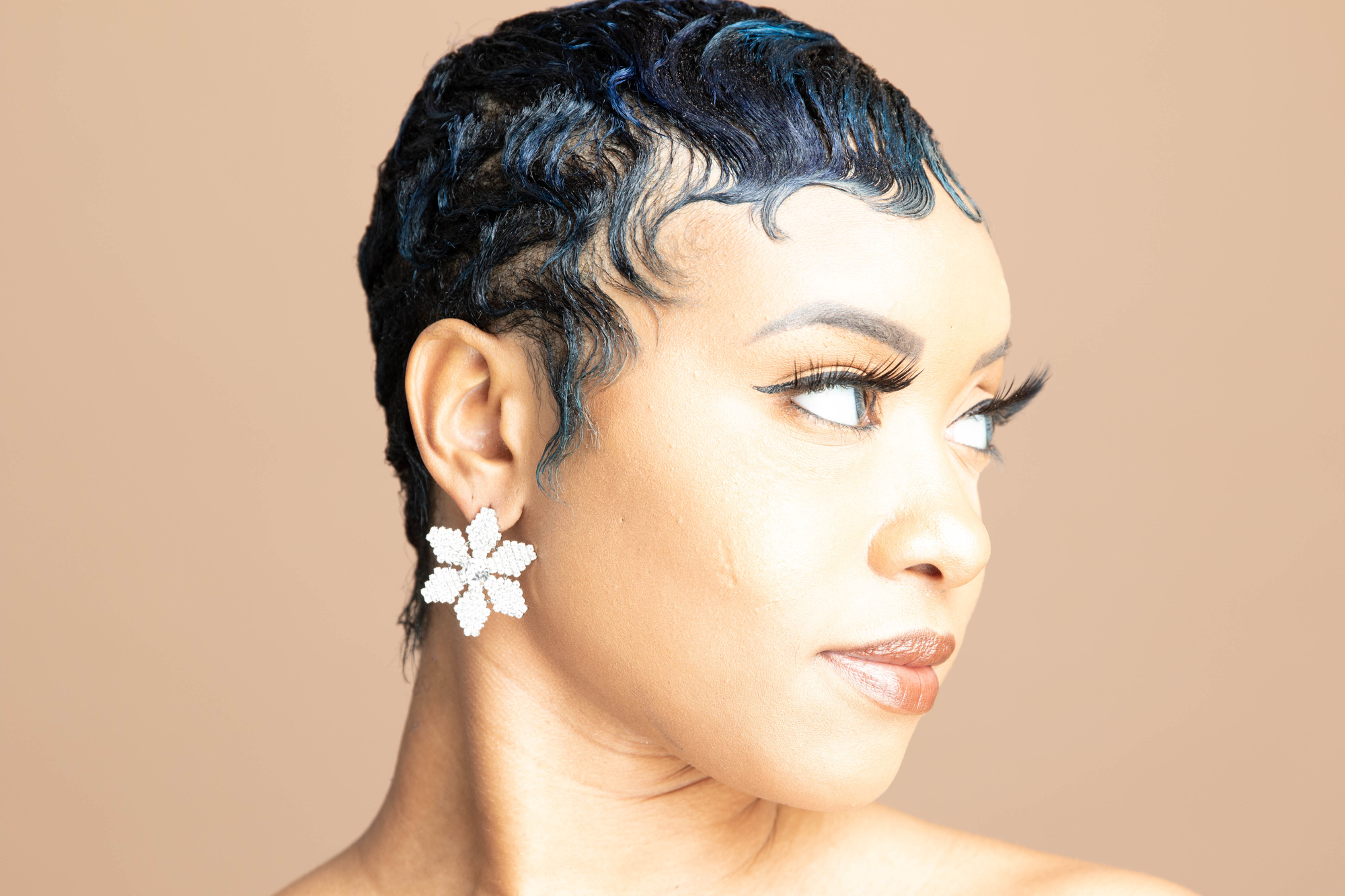 Crystal Snowflake Earrings