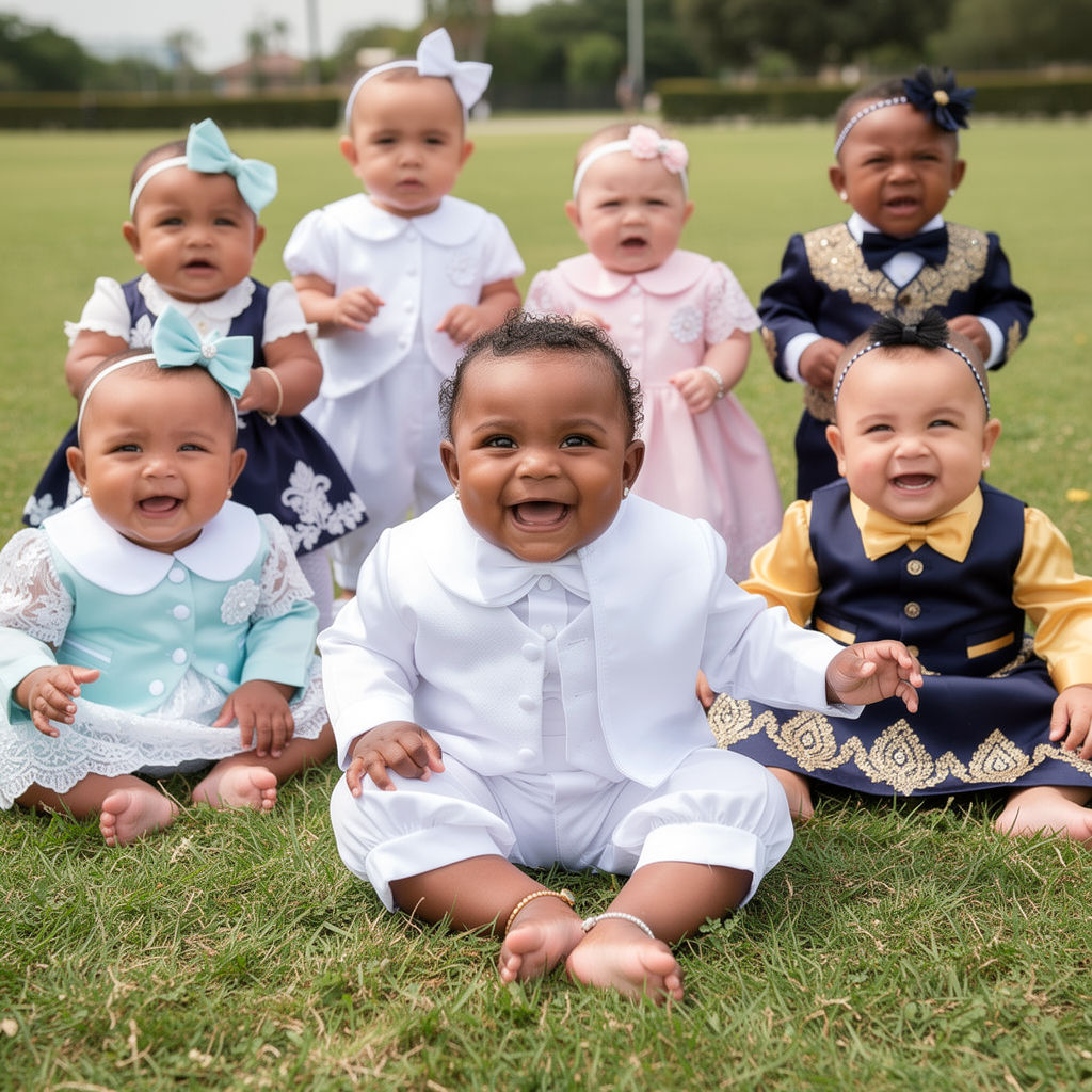 Baby Boys White and Blue Romper