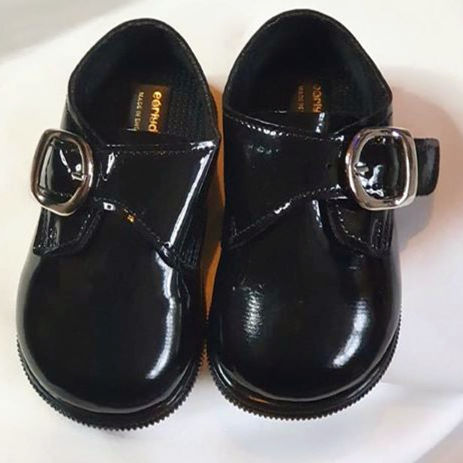 Thumbnail: Baby Boys Side Buckle Shoe