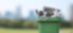 Technology in a recycling bin