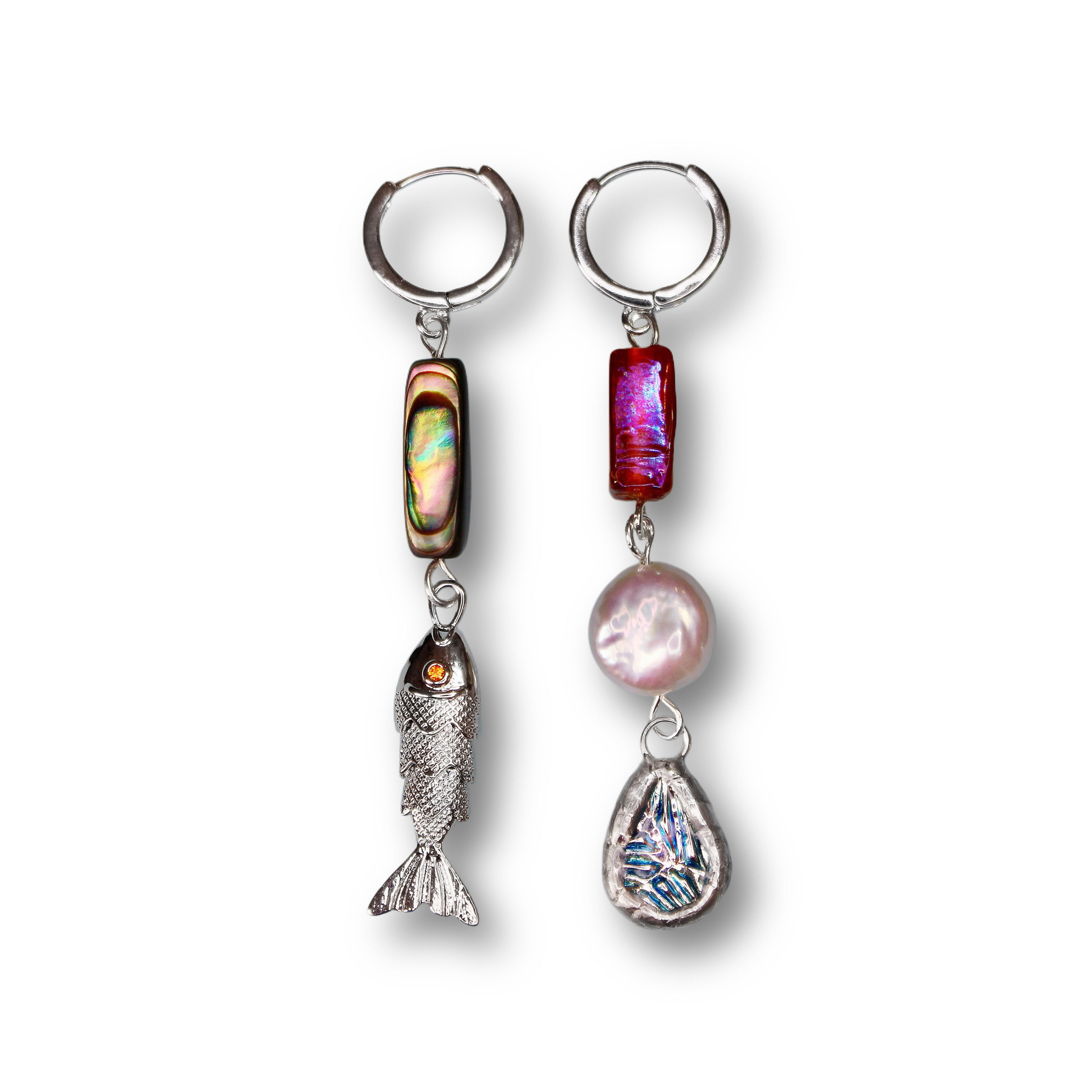 Midnight Mackerel Earrings