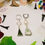 Thumbnail: Sea Glass & Ceramic Tile Earrings