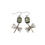 Thumbnail: Dragonfly and Dichroic Glass Hook Earrings