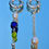 Thumbnail: Blue & Green Chain Hoops