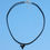 Thumbnail: black cord - shark tooth necklace