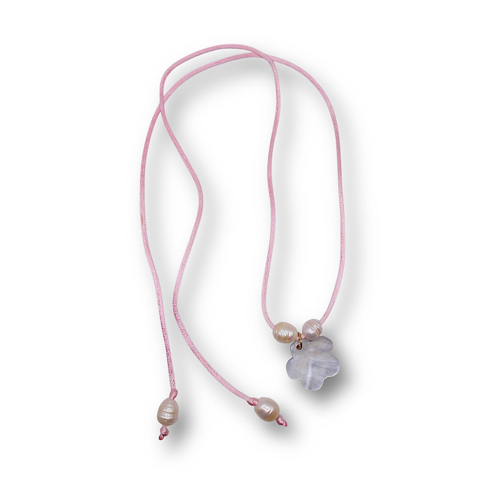 Thumbnail: Mother of Pearl Wrap Necklace