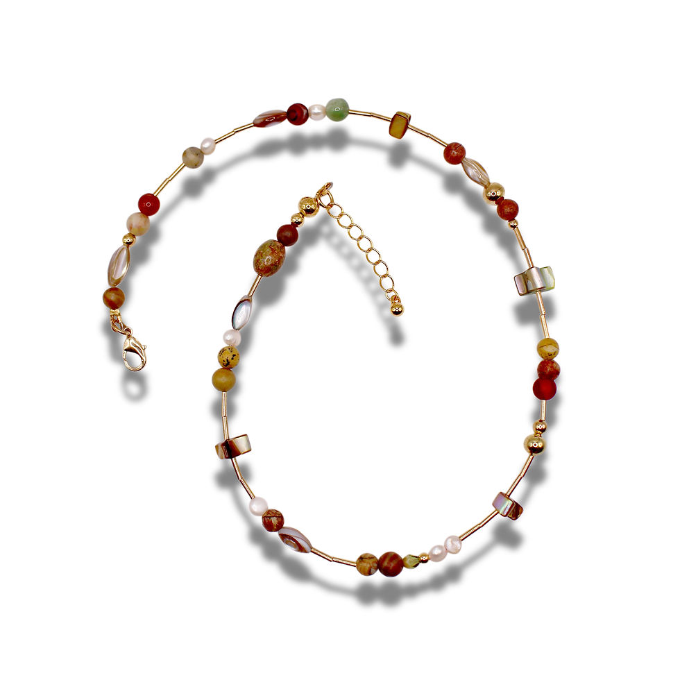 Thumbnail: Seagrass Beaded Necklace