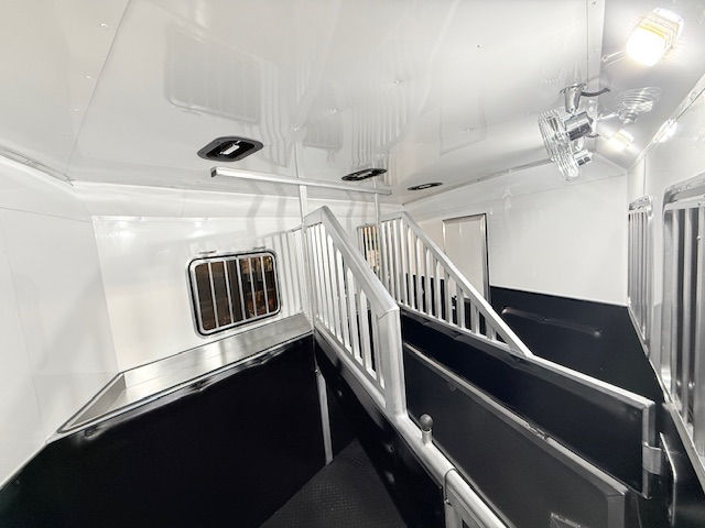 Thumbnail: New 2026 Bison Silverado 8313RSL 8' wide 3 horse 13' LQ: Stock #3253