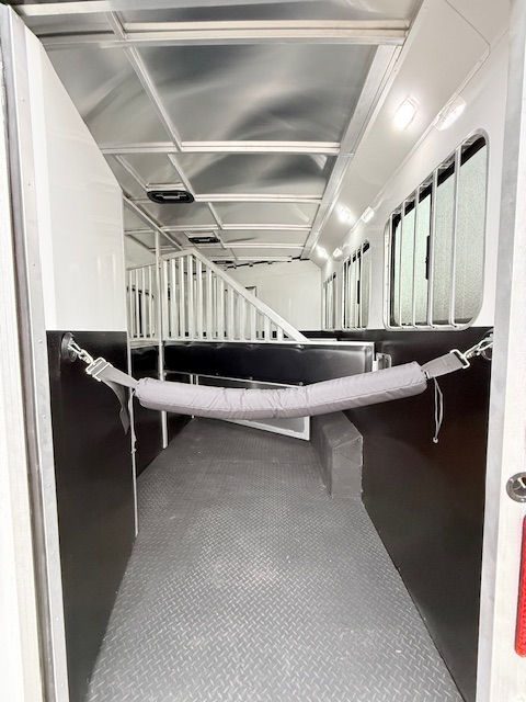 Thumbnail: New 2026 Bison Silverado 8313 8' wide 3 horse 13' LQ: Stock #3296