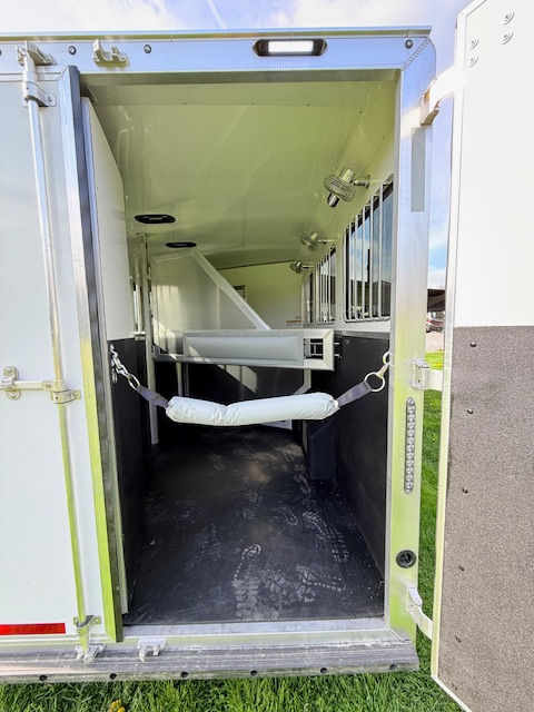 Thumbnail: New 2026 SMC Patriot 3 Horse 9' LQ 8' Wide STOCK#:0032