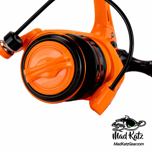 MS-1000 Mad Slabz Spinning Reel Florescent Orange | Mad Katz Gear