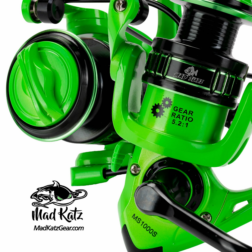 Thumbnail: MS-1000 Mad Slabz Spinning Reel Florescent Green