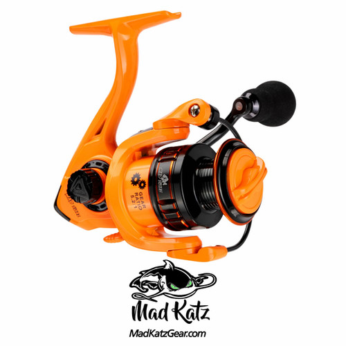 MS-1000 Mad Slabz Spinning Reel Florescent Orange | Mad Katz Gear