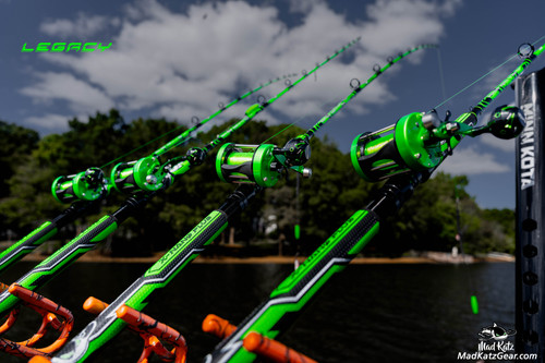 LEGACY Green- 7'6 Casting (it glows)- MKGGLEGCY76C | Mad Katz Gear