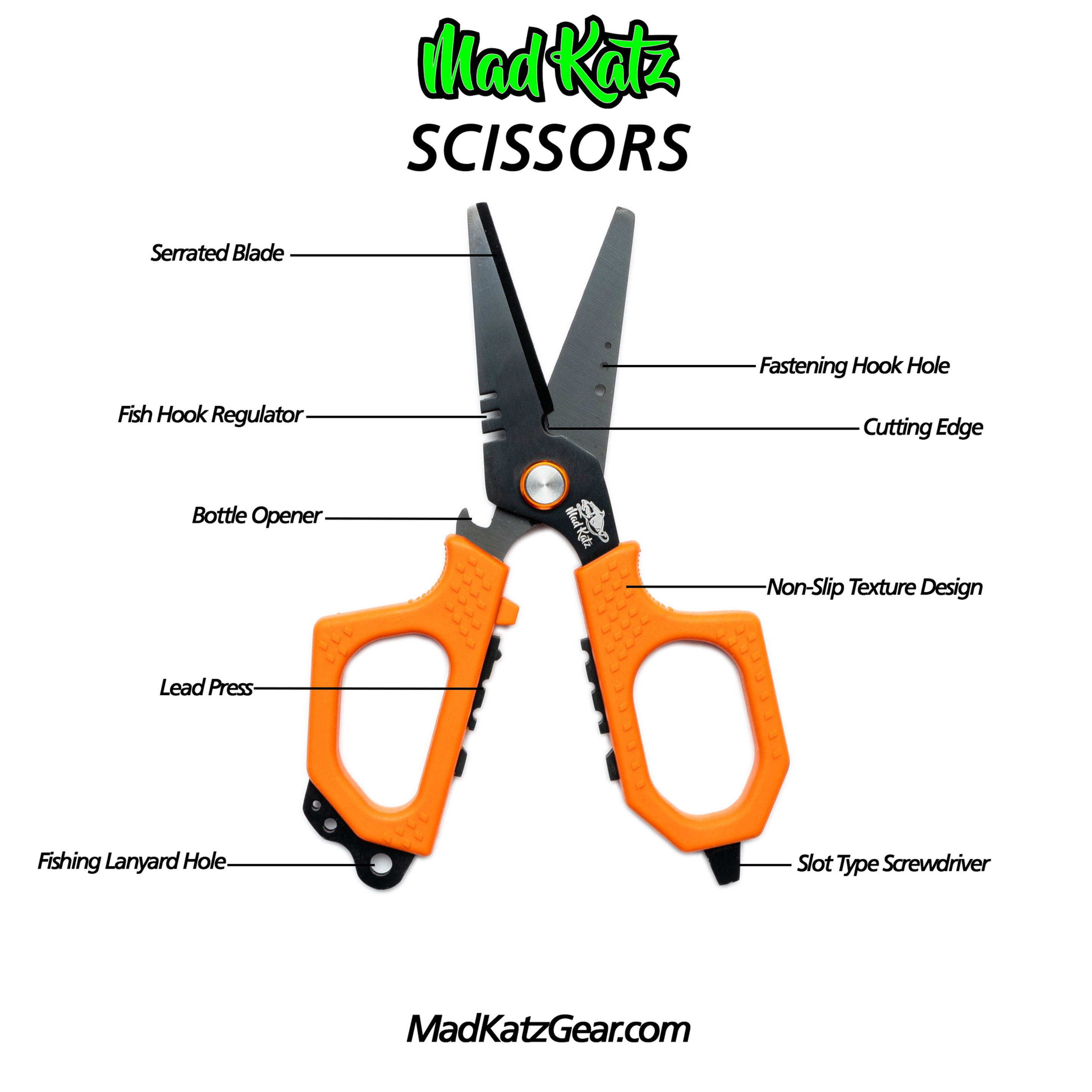 Pro Series Fishing Scissors - MKGPROSRSRS