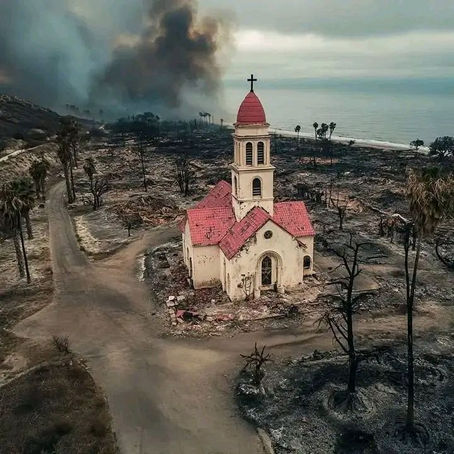 Local Church Declares Victory Over Fire, Credits Divine Firefighting Unit BREAKING NEWS