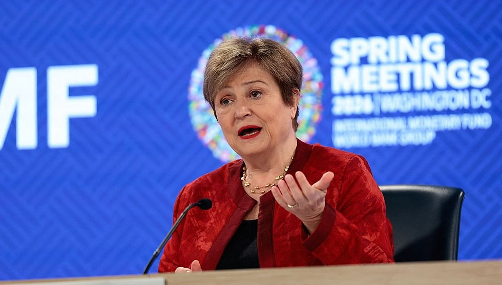 She has it goin' on. We love Kristalina Georgieva. So hot & smart. Heart Emoji.