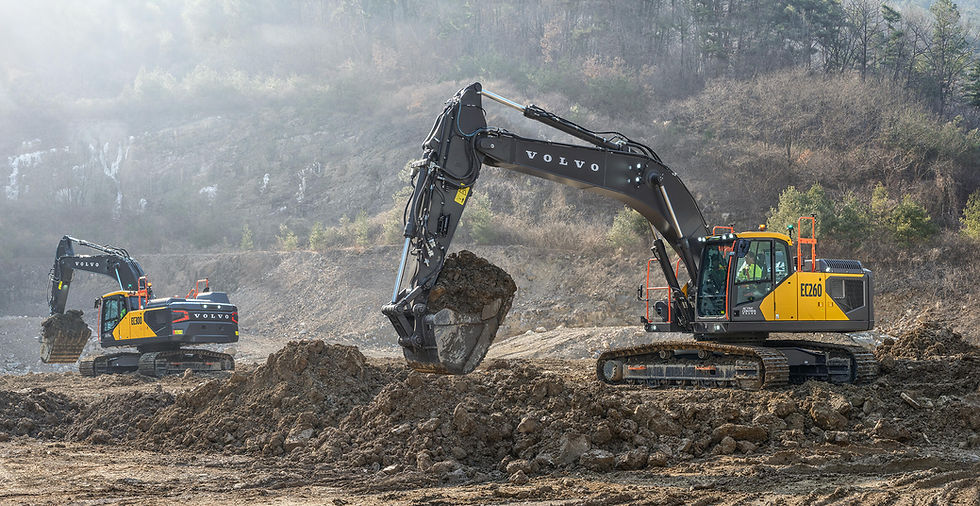 ec260 by volvo construction in action