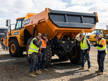DEVELON REVEALS NEXT-GEN DUMP TRUCK; OPERATORS FILING FOR DIVORCE