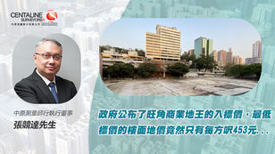 【地產730專欄】地王入標價反映的利潤與風險